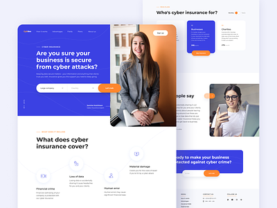 Cybersecurity Web Site Design landing page website designer cybersecurity design designer landing landing page ui designer ui kit user experience user interface web web design web designer web developer web ui webdesign website website builder website designer website developer websites