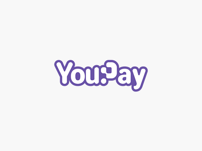 Youpay branding design logo minimal naming pay payment app typography vector you