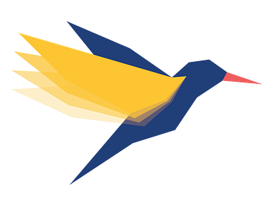 Hummingbird 1 design logo vector
