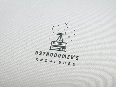 "Astronomer's knowledge" Logo branding design illustration logo logo design logodesignconcept