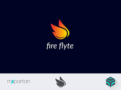 Fire Flyte agency animal animals branding clean colorful company corporate creative creativity design fire fly landing logo travel vector