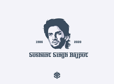 Sushant Singh Rajput death death news face art face logo indian actor sushant singh rajput