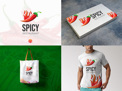 Spicy Restaurant Logo