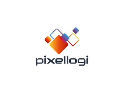 Abstract Pixel Logo