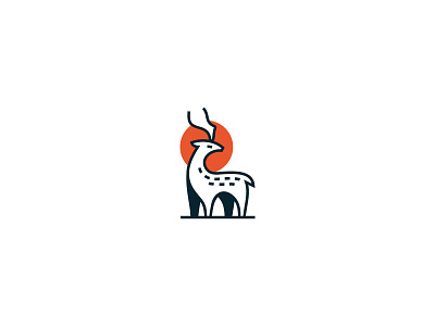 Deer Minimal Logo minimal
