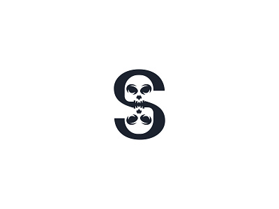 Skull Letter S Logo