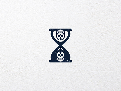 Timeless Time Productions art branding business clean creative design entertainment illustration logo logodesign modern organisation skull time timeless vector