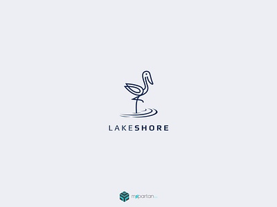 Lakeshore Realty Logo animal animals beauty bio bird branding business clean corporate creative design logo modern vector