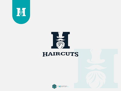 Haircut Salon Letter H Logo