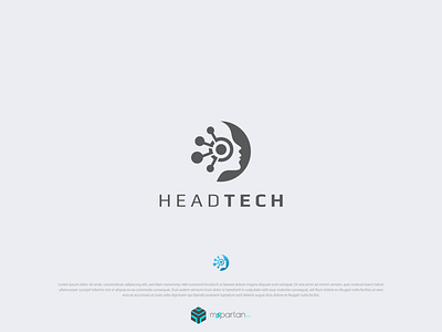 Head Tech abstract aplications app application architecture brand branding business color colorful construction corporate digital engineering factory green hardware hexagon identity industry