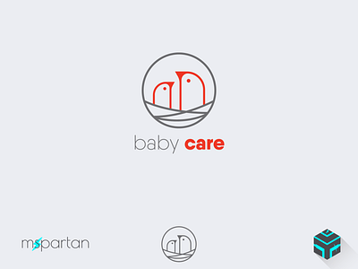 baby care logo agency baby baby care brand business care clothes company concept corporate design editable exclusive free font free resizeble idea identity illustrative logo logotype