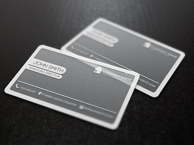 Transparent Business Card business card business card design design transparency transparent business card white white business card