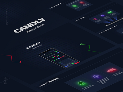 CANDLY Pitchdeck affinity affinitydesigner android betting branding candly creative design figma gokul krishna r graphic design india ios kerala pitchdeck powerpoint presentation trading ui vector