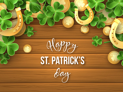 St. Patrick's day vector composition.