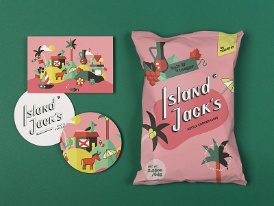 Island Jack´s Branding artdirection brand branding design food illustration island packaging