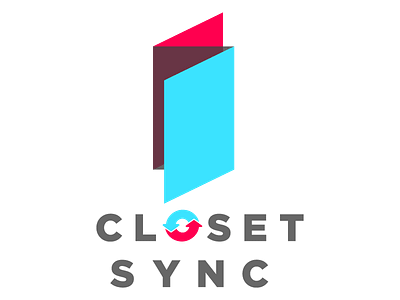 Closet Sync app logo minimal modern