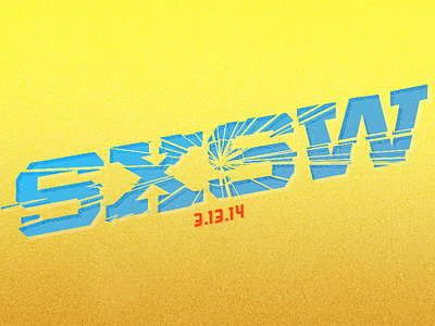 Remember SXSW 2014 illustrator poster sxsw