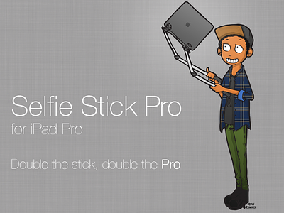 Selfie Stick Pro apple drawing illustrator ipad photoshop pro selfie stick technology