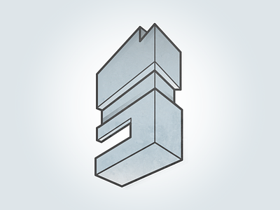 Geo Monolith daily geometric grey icon illustrator isometric monolith slate stone