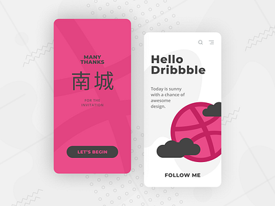 Hello Dribbble