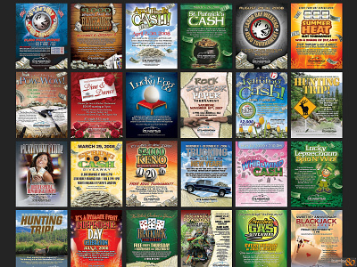 Casino Event Promotional Marketing & Graphic Design Poster