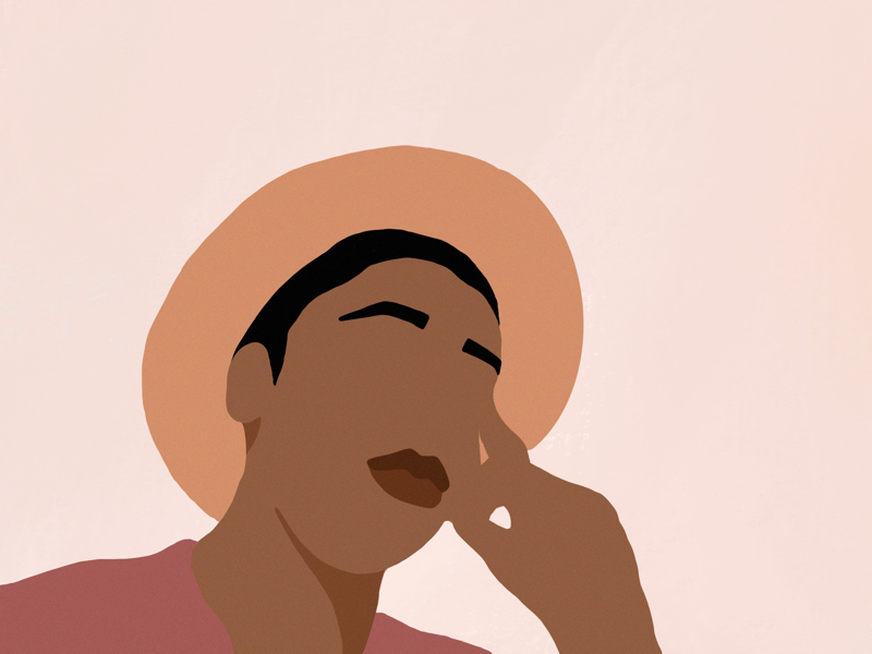 Self. self-portrait art illustration
