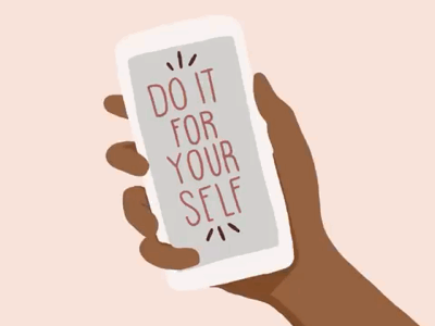 Do it for yourself animation illustration