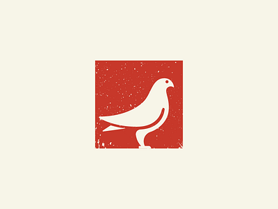 Pigeon freedom logo mark peace pigeon symbol tear