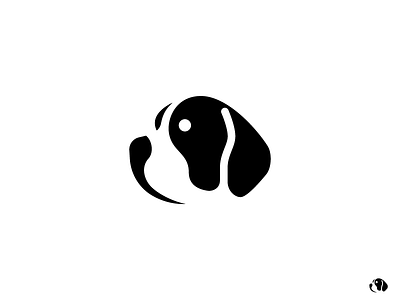 St. Bernard dog logo mark st. bernard