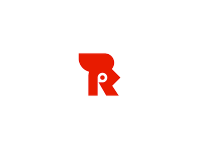 R monogram r rooster
