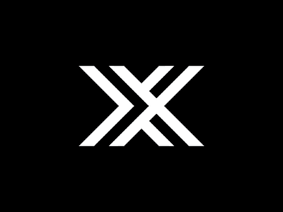 X ambigram monogram symbol x