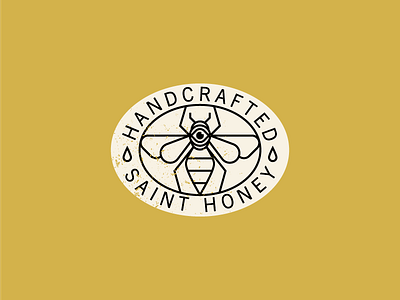 Saint Honey badge bee honey patches saint