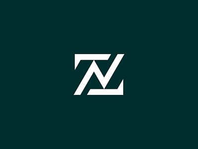 Z N identity letter letterform logo mark monogram n p type typography z