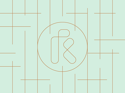 R ambigram fashion letter mark monogram r