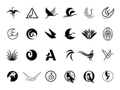 Bird Logos bird logo mark