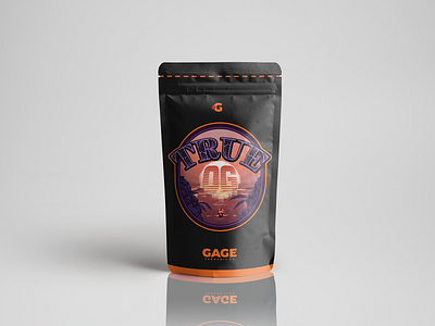 "True OG" Packaging Design for Gage Cannabis cannabis packaging design illustration packagedesign packaging design
