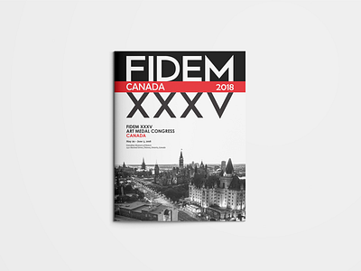 FIDEM CANADA XXXV 2018 Brochure Design