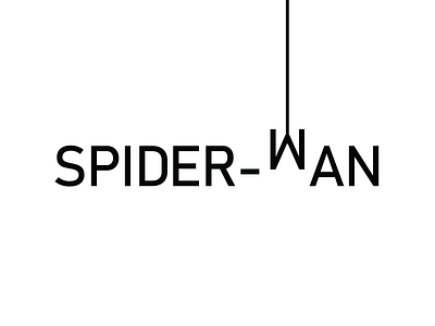 "Spider-Man" Simplified blackandwhite design expressive typography illustration marvel minimalist design spider man spider man type art typography