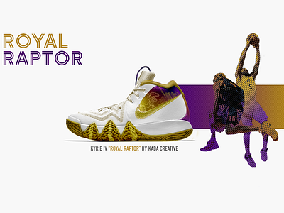 Kyrie IV "Royal Raptor" design kyrie irving sneaker sneaker head toronto
