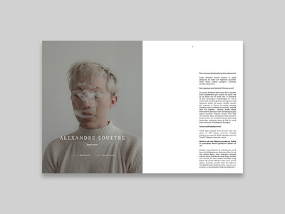 Blackbox Mag No. 04 Layout Design layout layout design magazine magazine cover magazine design minimal minimalist design typogaphy