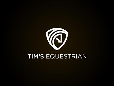 Tim S Equestrian aplikasi branding desain identitas ikon ilustrasi logo merek minimal monoline tipografi vektor