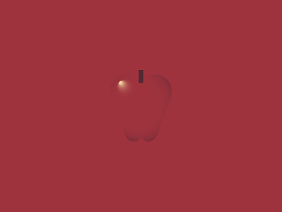 Apple apple art color design flat fruit gradient illustration november vector