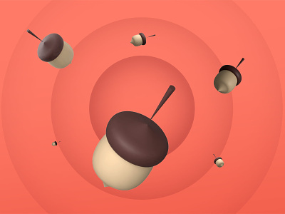 Acorns in Illustrator 3d 3d tool acorn illustrator sum vector