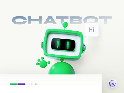 Melius Chatbot 3d character chatbot illustration pitch deck sum wip