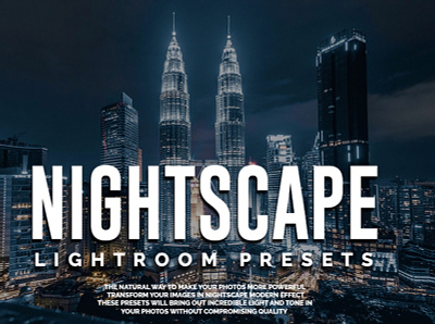 Nightscape Lightroom Presets artwork lightroom lightroom mobile lightroom preset night club night light nightlife photoshop action