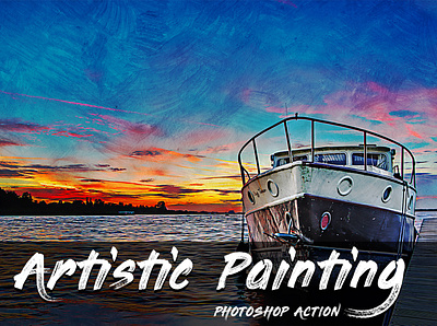 Artistic Painting Photoshop Action action actions artwork oil paint oil painting photo manipulation photoshop action
