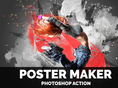 Poster Maker photoshop action abstract action actions artistic artwork canvas photo manipulation photoshop action poster art poster design wall art watercolor
