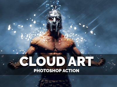 Cloud Art photoshop action abstract action actions artistic artwork atn canvas effect photo manipulation photoshop action wall art