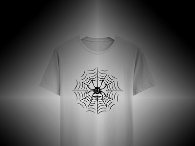 Halloween Spider insects tshirt Design branding dribble invite illustration logo