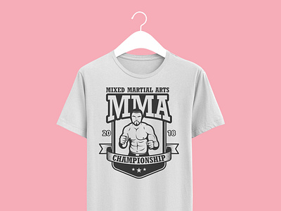 MMA Championship T Shirt design.